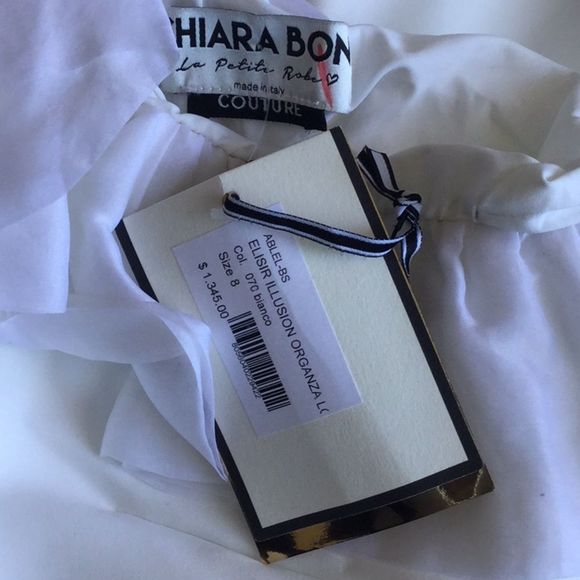 Chiara Elisir One-Shoulder Gown w/ Organza Ruffle - Picture 7 of 9